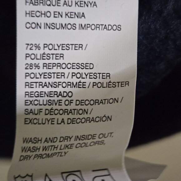 Izod NWT Heather Blue 1/4 Zip Pullover Size XL - Picture 9 of 10